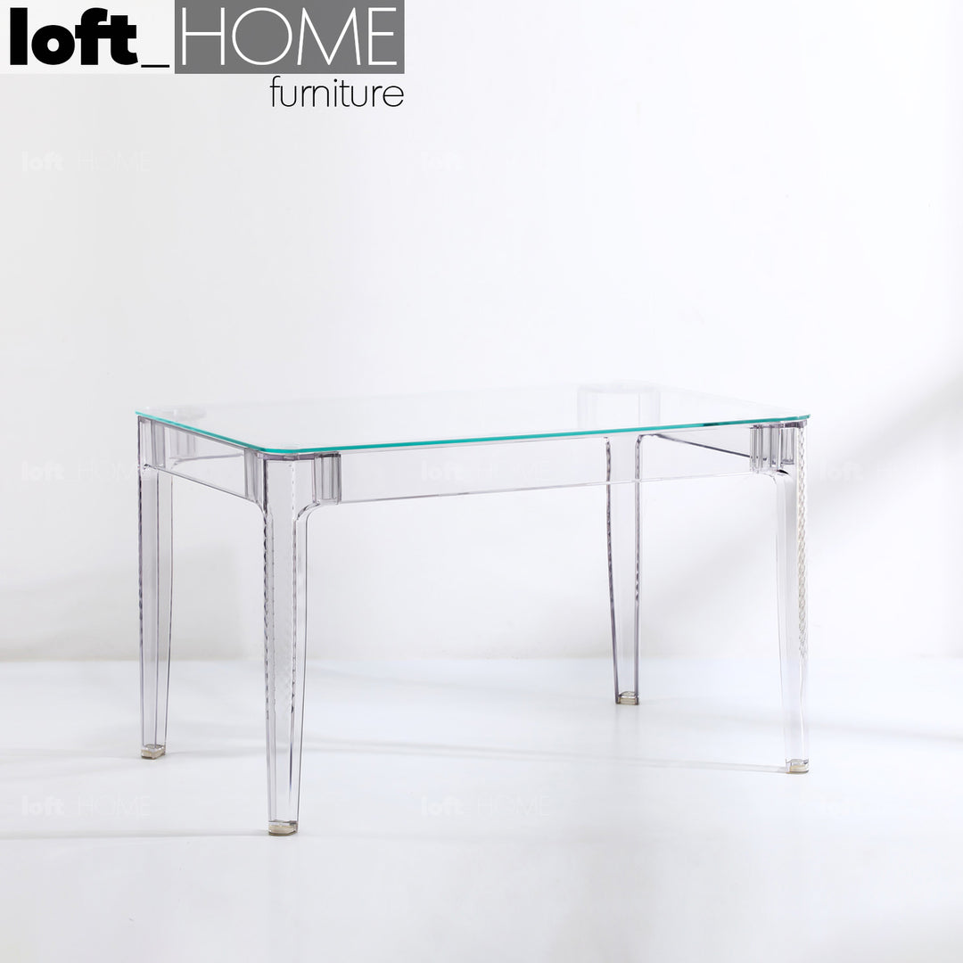 Modern Tempered Glass Dining Table CIELO S Color Swatch