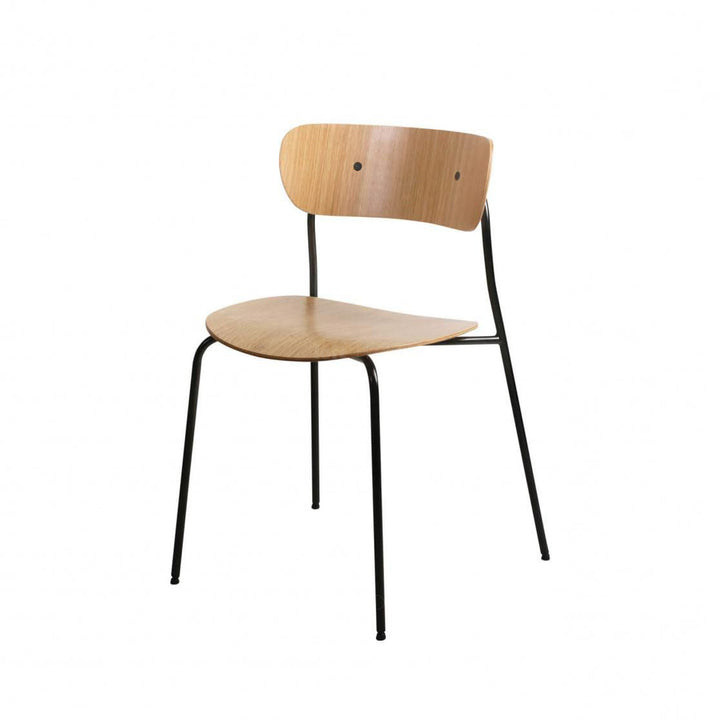 Scandinavian Wood Dining Chair PAVILION AV1 In-context