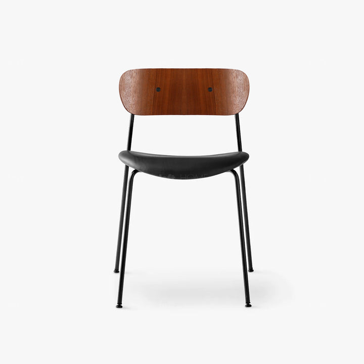 Scandinavian Leather Dining Chair PAVILION AV1 Color Variant