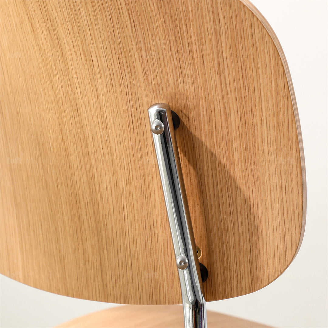 Scandinavian Wood Dining Chair CO In-context