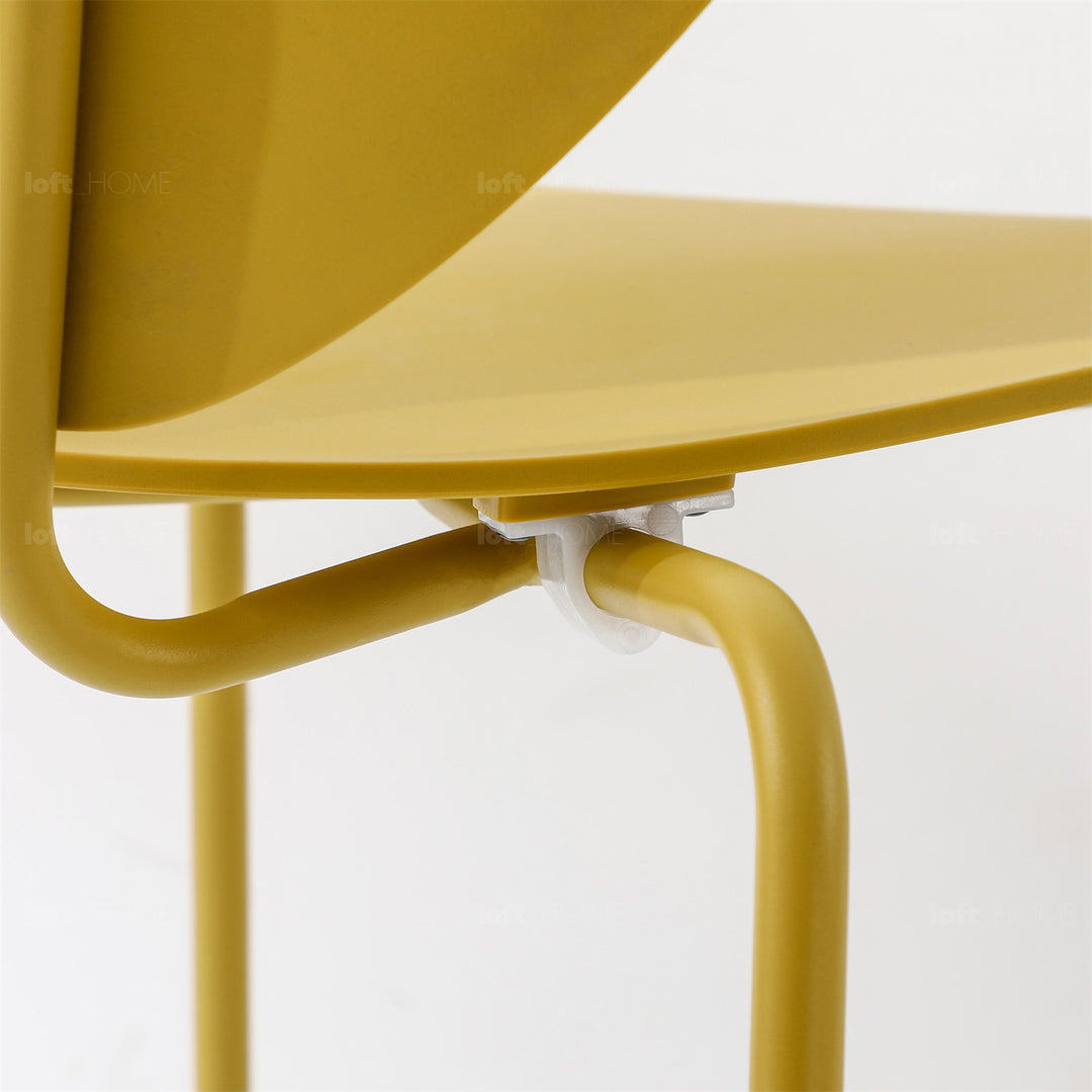 Modern Plastic Dining Chair GLOBUS Close-up