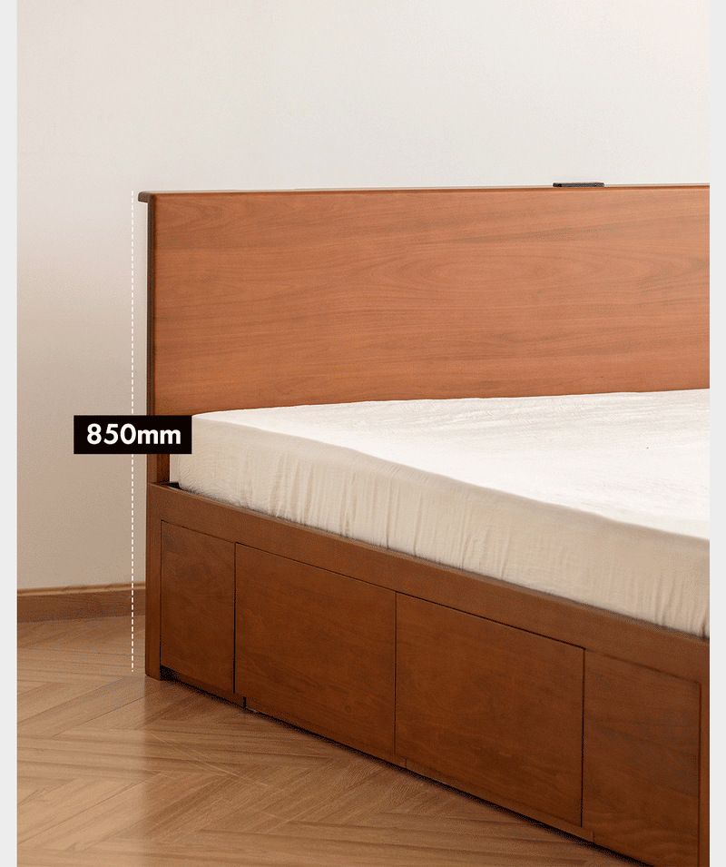Vintage Boxwood Lift-Up Storage Bed With Drawer KANGAROO More Details and Instruction_6