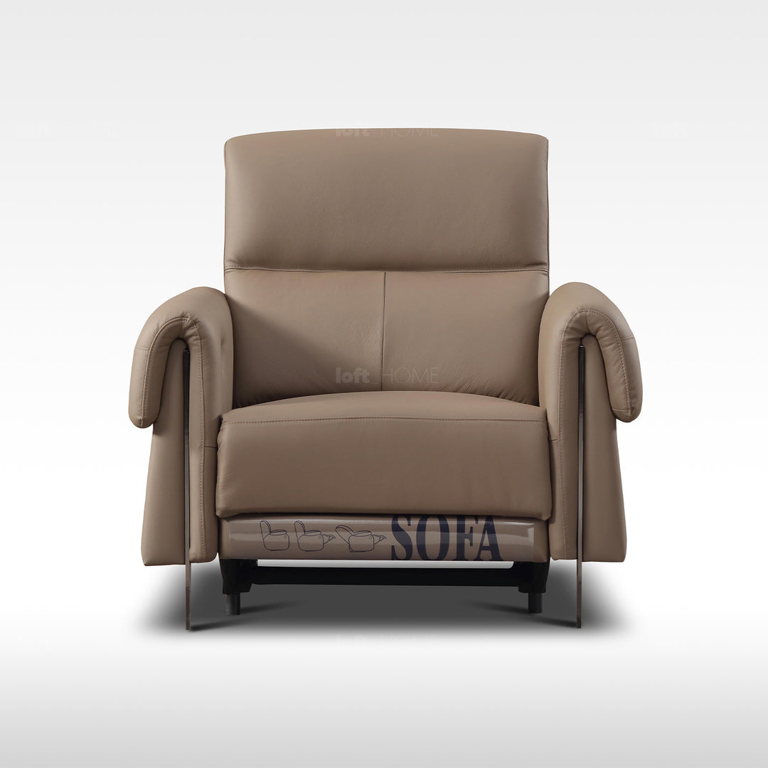 Modern Genuine Leather Electric Recliner 1 Seater  Sofa CHEERS Life Style