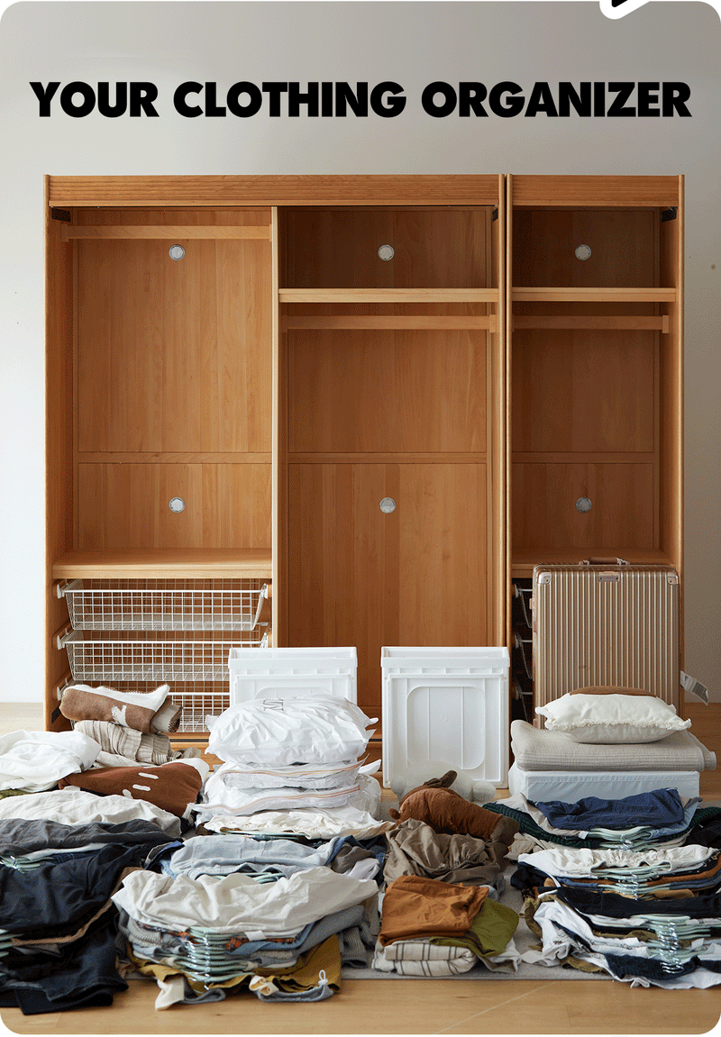 Scandinavian Cherry Wood Sliding Door Wardrobe NAVA Good to Know - 2