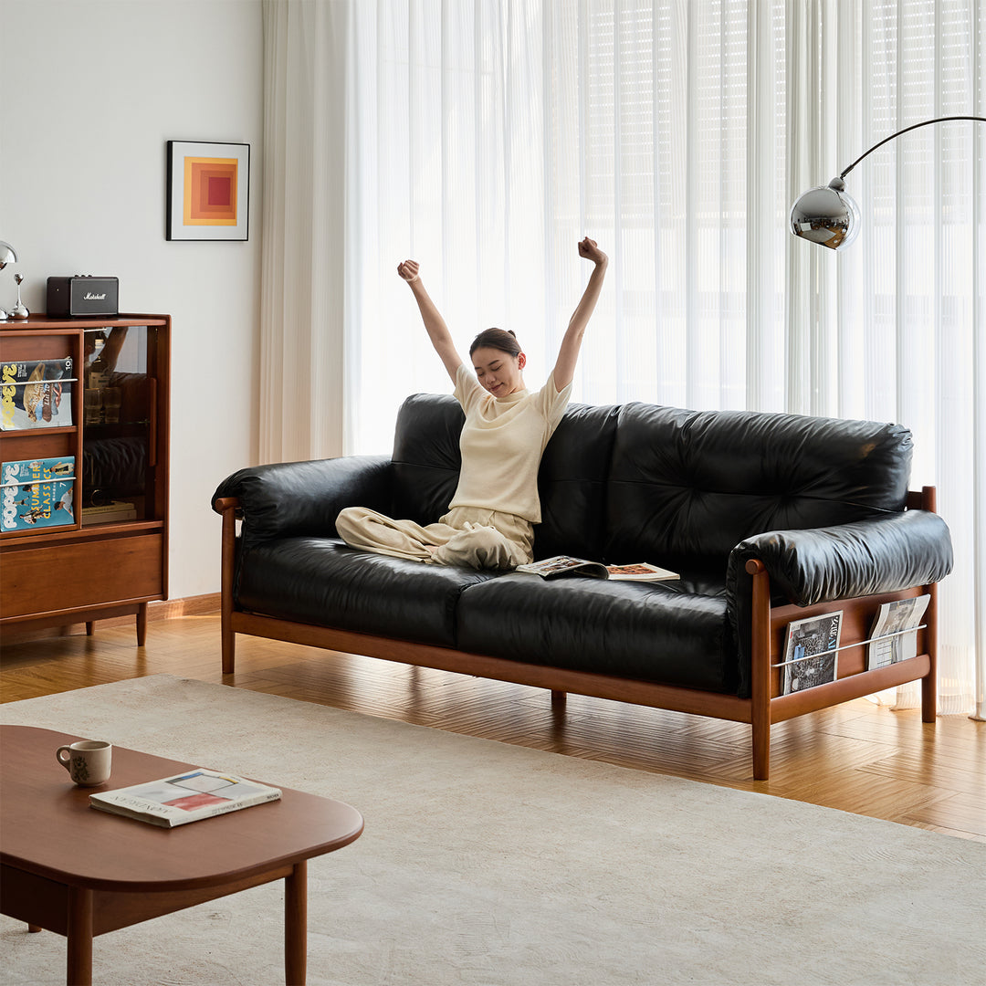 Scandinavian chenille velvet fabric boxwood 3 seater sofa open backed conceptual design.