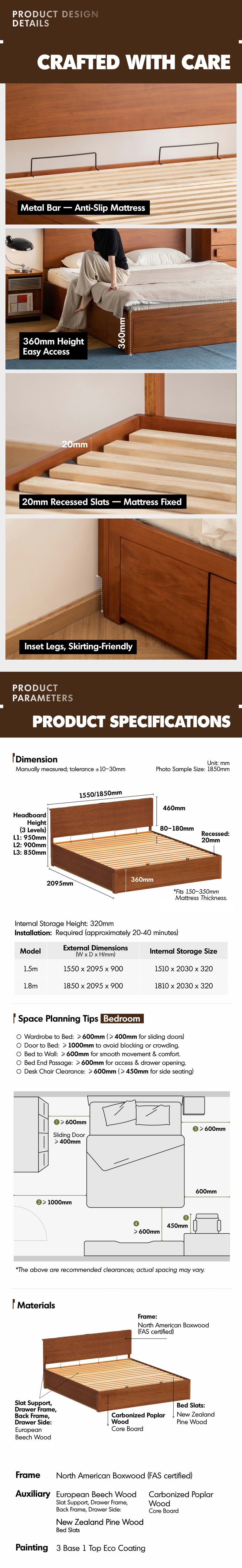 Vintage Boxwood Lift-Up Storage Bed With Drawer KANGAROO More Details and Instruction_10