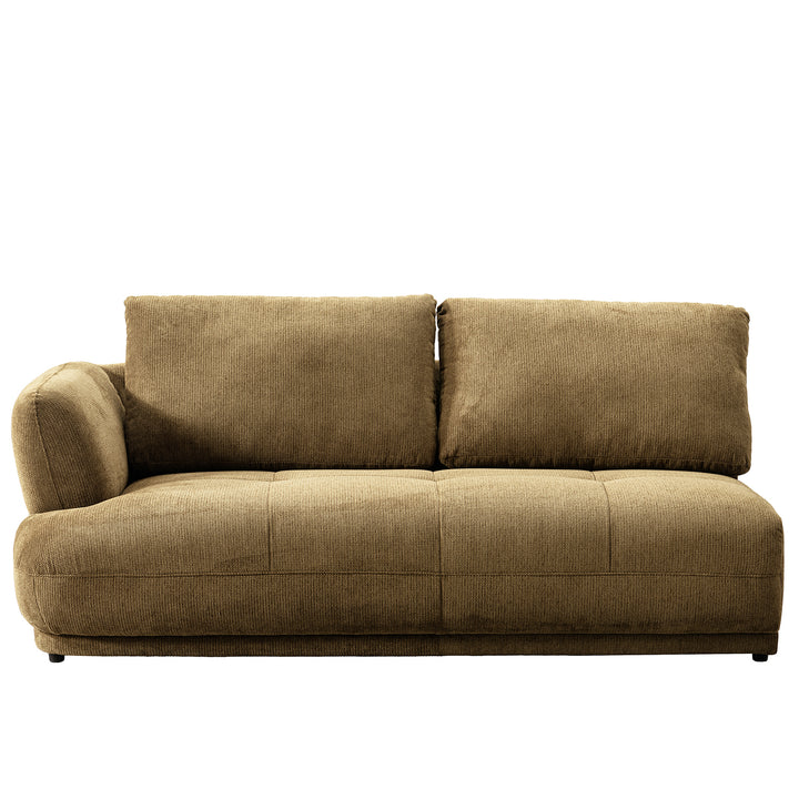 Cream cotton fabric modular l shape sectional sofa 3+l mossy conceptual design.