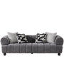 Modern Velvet Fabric 3 Seater Sofa RAVEN