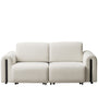 Modern Mixed Weave Fabric Electional Sectional 2 Seater Sofa Bed PLAINA