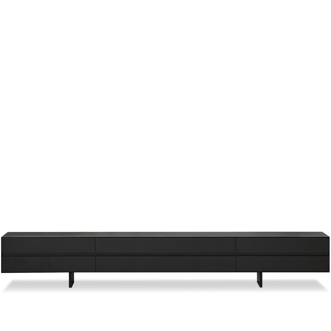 Minimalist Ash Wood TV Console SHADOW