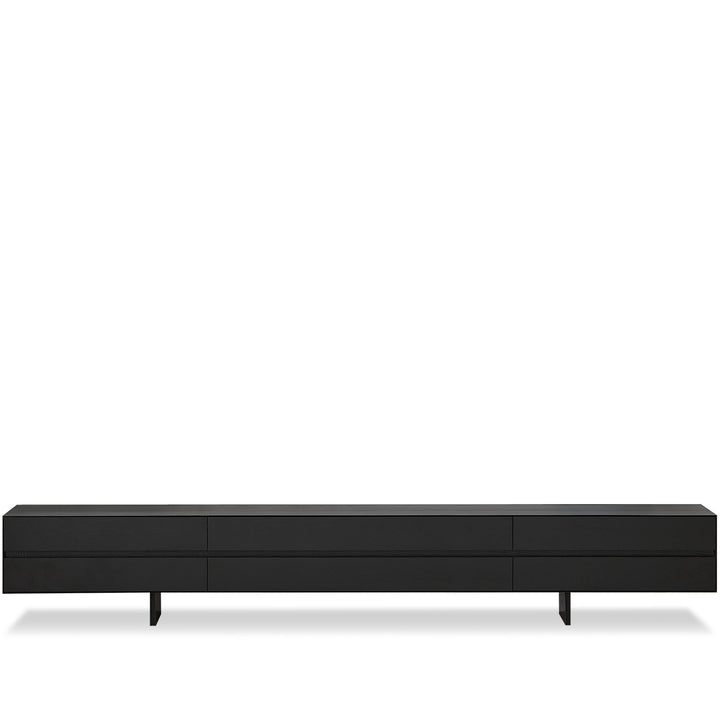 Minimalist Ash Wood TV Console SHADOW