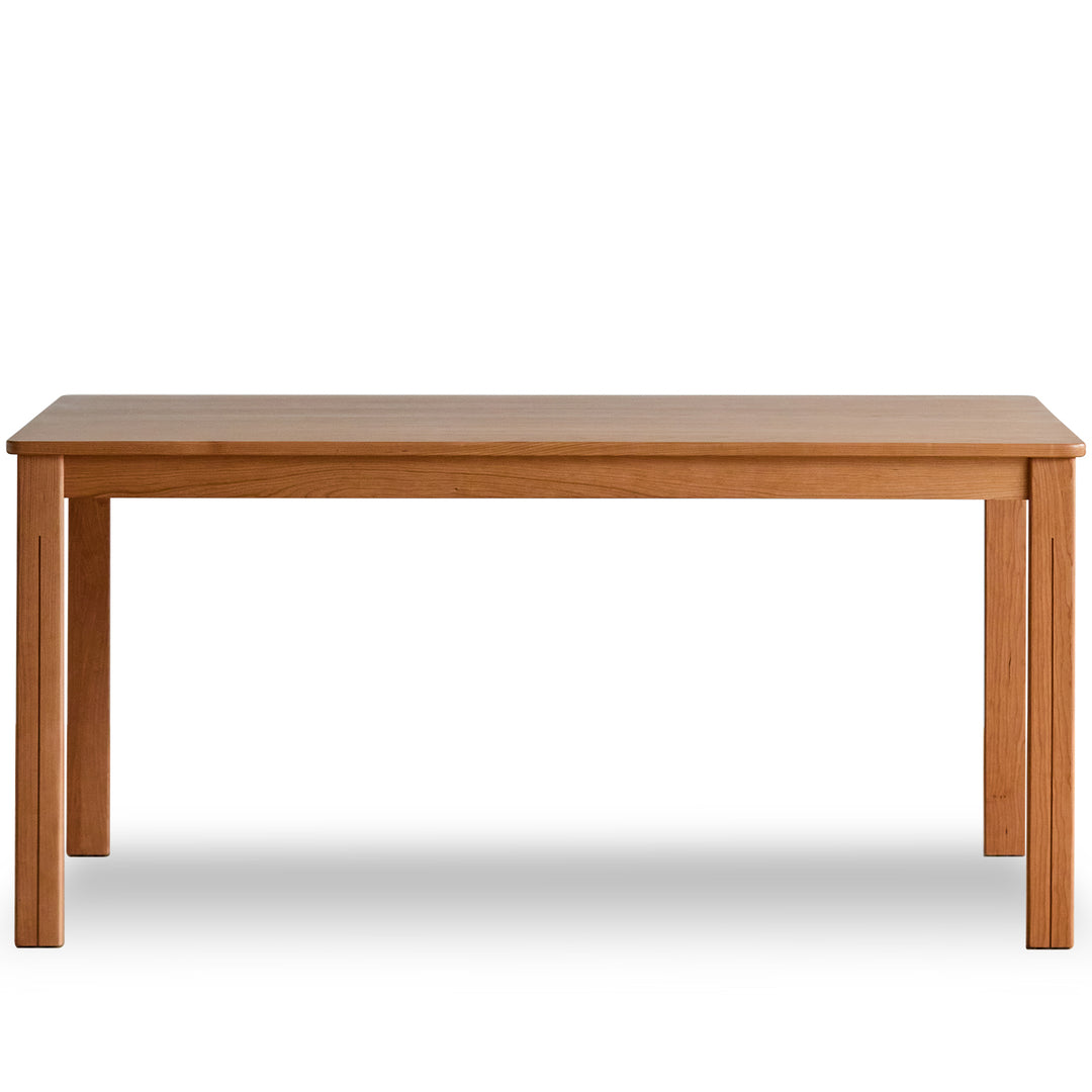 Scandinavian cherry wood dining table eclipse environmental situation.