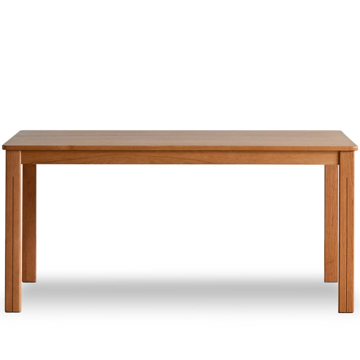 Scandinavian cherry wood dining table eclipse environmental situation.