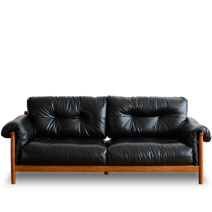 Scandinavian chenille velvet fabric boxwood 3 seater sofa open backed layered structure.