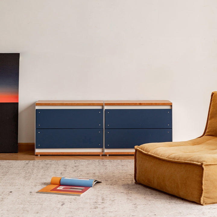 Bauhaus-aluminium-modular-tv-console-geometric environmental situation.