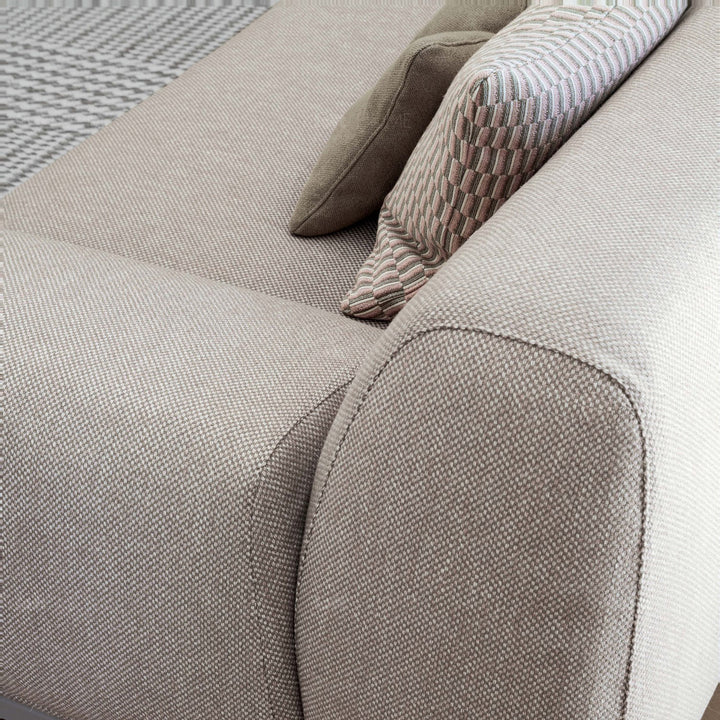 Modern Fabric 3+L Sectional Sofa CAVE Environmental