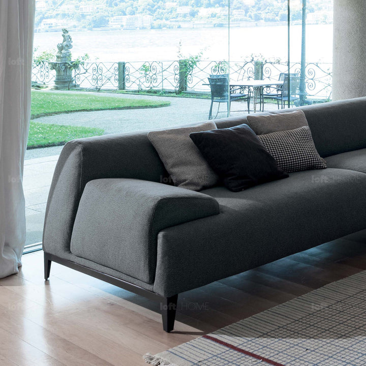 Modern Fabric 3+L Sectional Sofa CAVE Situational