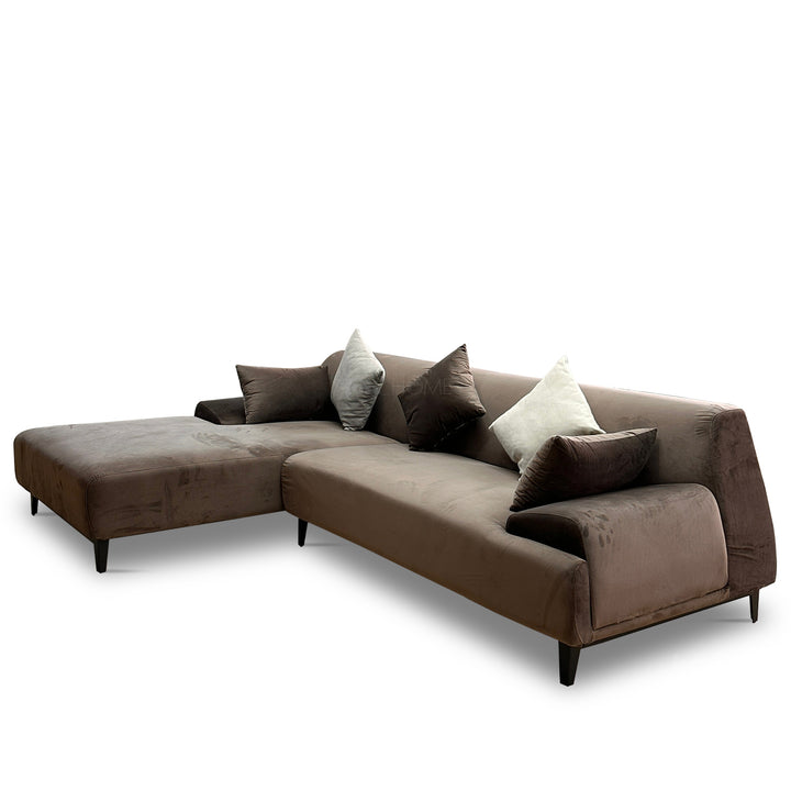 Modern Fabric 3+L Sectional Sofa CAVE Layered