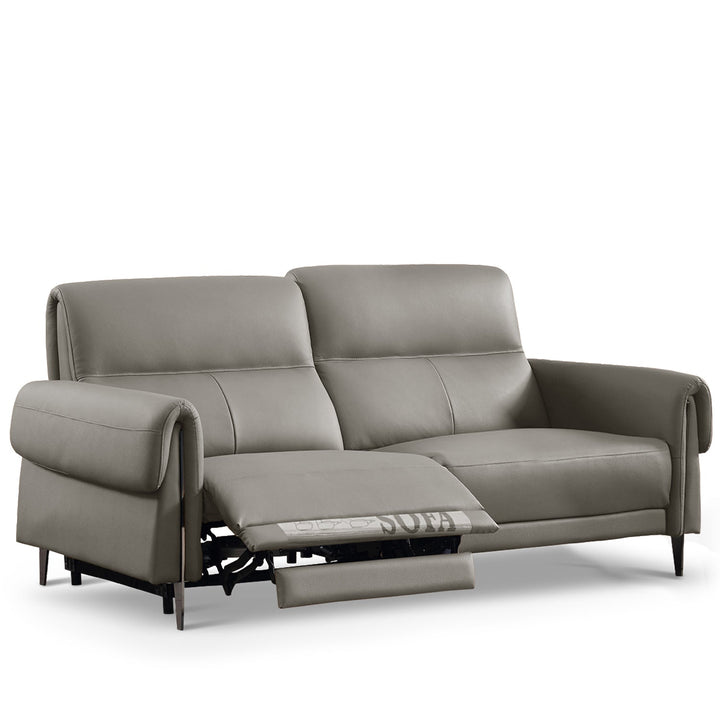 Modern genuine leather electric recliner sofa 2 seater cheers situational feels.