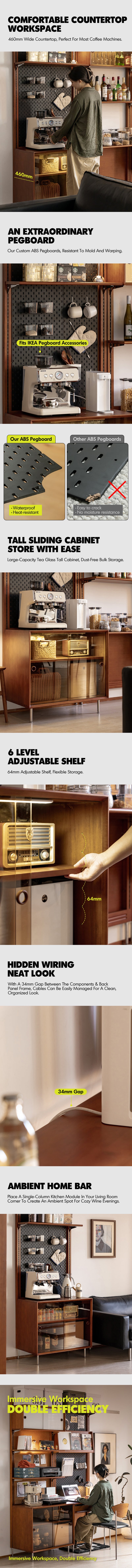 Bauhaus Boxwood Modular Hanging Wall Shelf System MUSE ENTRYWAY Good to Know - 15