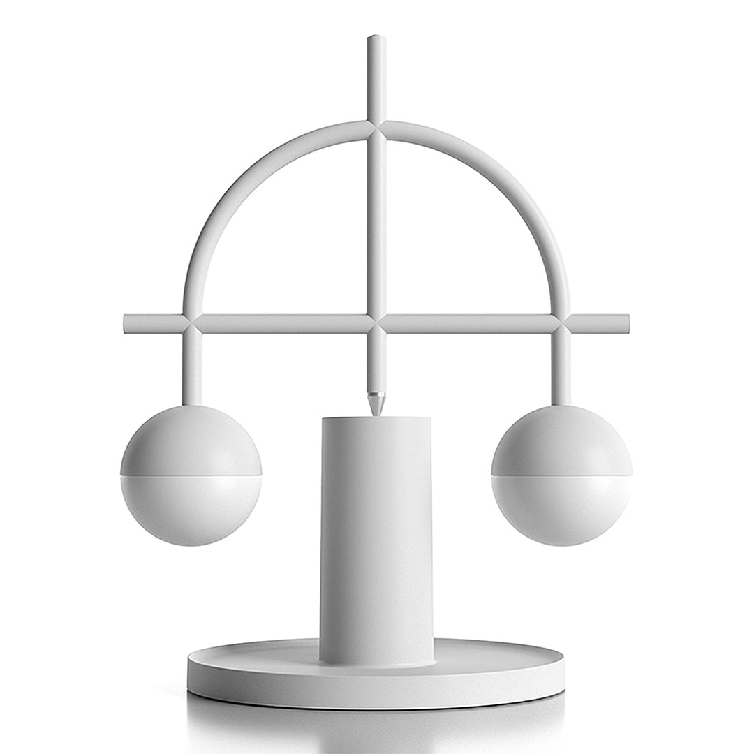 Modern Steel Charging Table Lamp BALANCE In-context