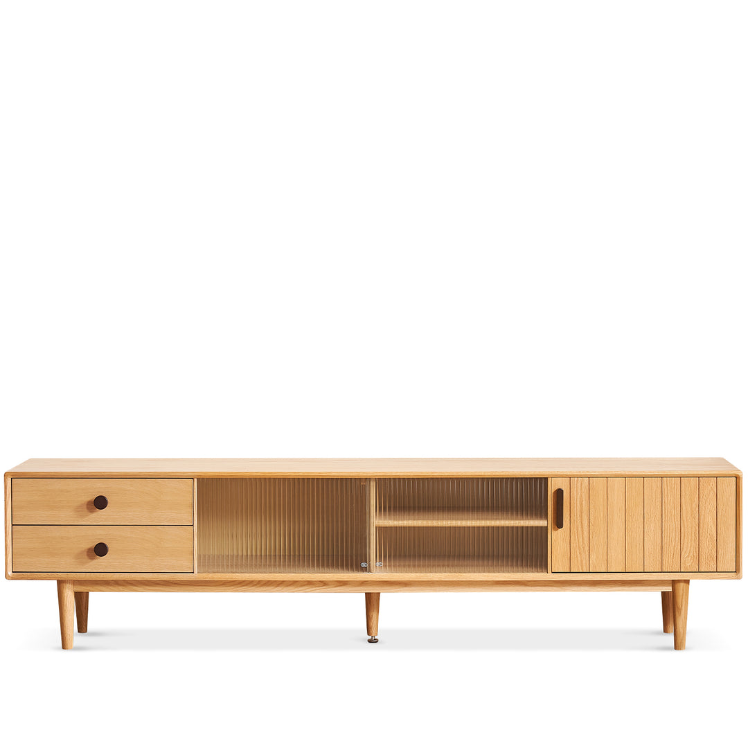 Scandinavian oak wood tv console danya situational feels.