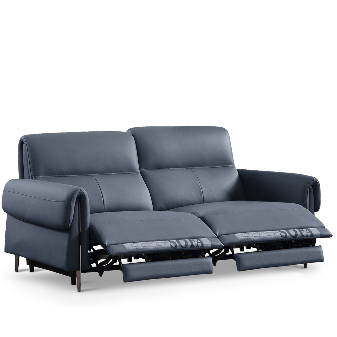 Modern genuine leather electric recliner sofa 2 seater cheers detail 2.