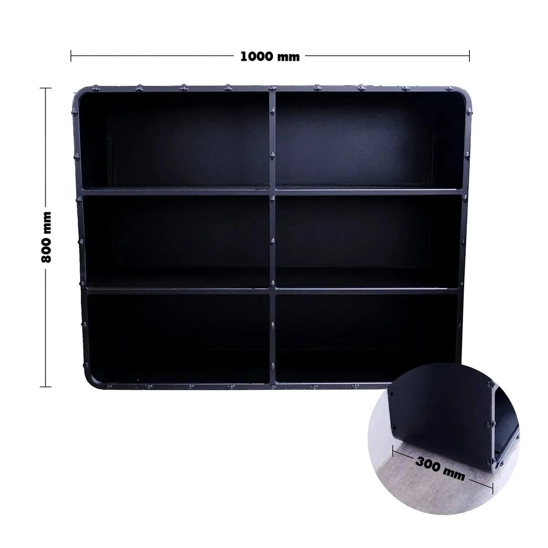 Industrial Steel Display Shelf MYSTEEL L Size Chart