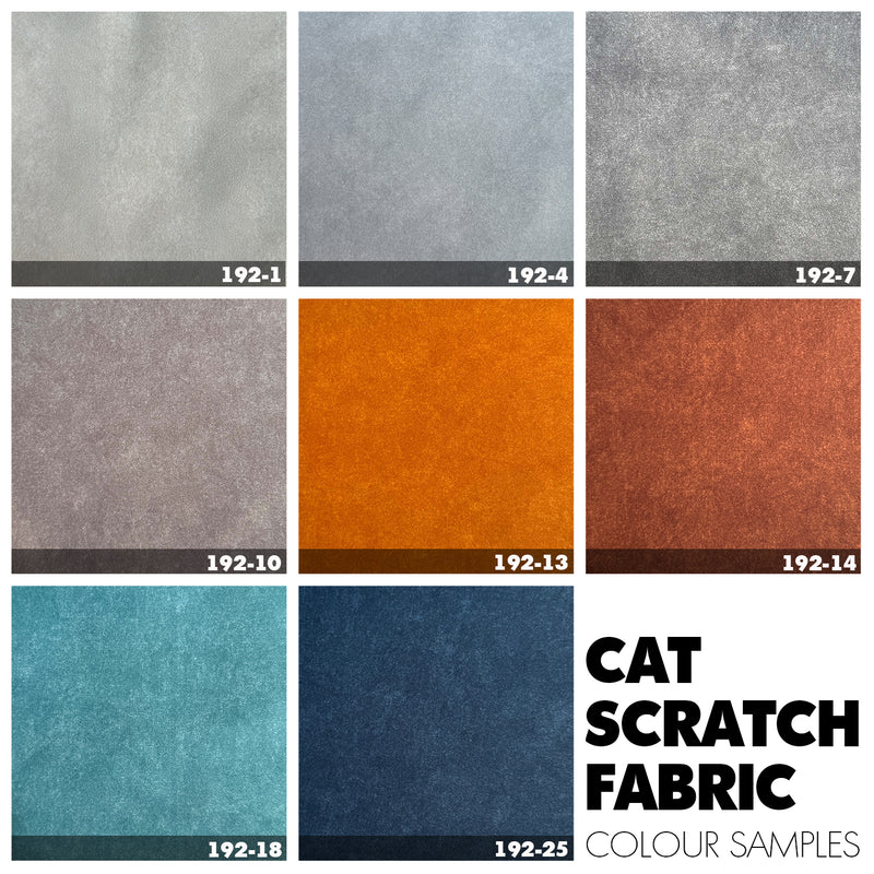 Modern Fabric And Leather Dining Chair METAL MAN N14 Color Swatches