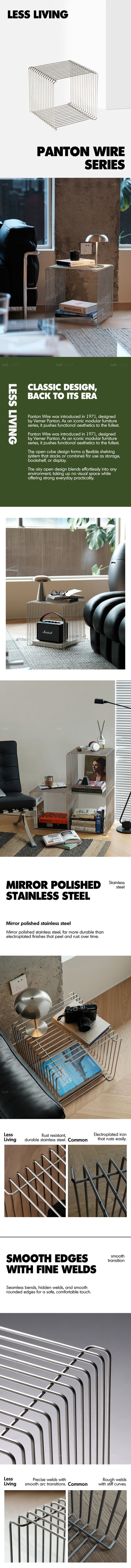 Bauhaus Steel Side Table PANTON WIRE Good to Know Preview-1