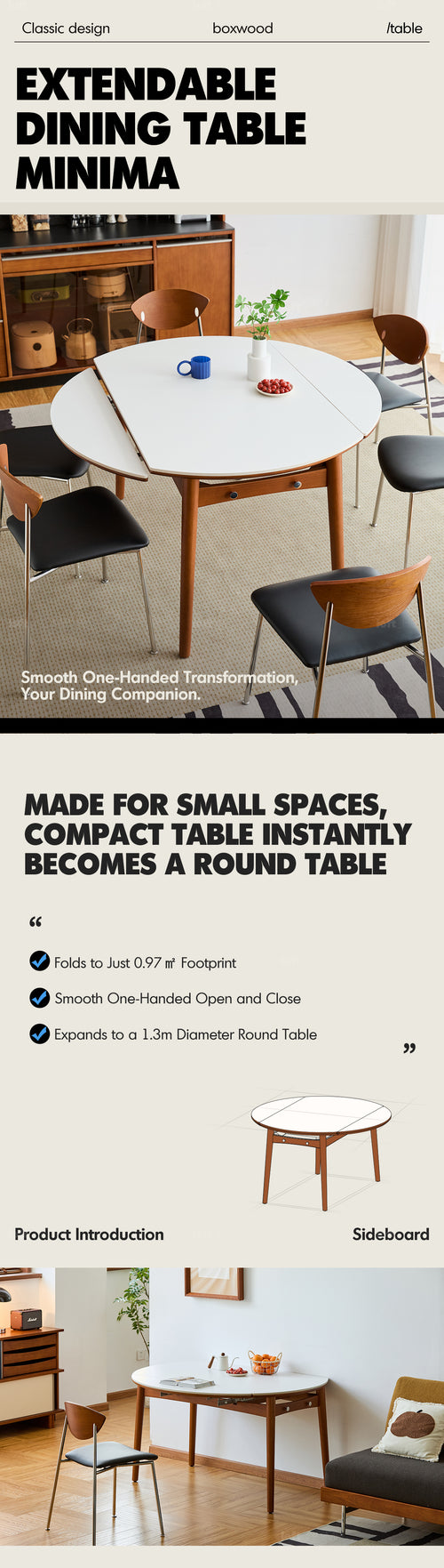 Vintage Sintered Stone Extendable Dining Table MINIMA Good to Know Preview-1