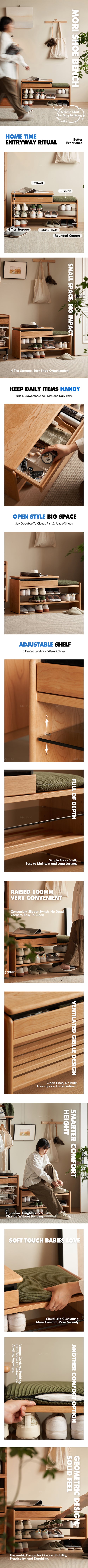 Scandinavian Cherry Wood Shoe Changing Bench MORI Good to Know Preview-1