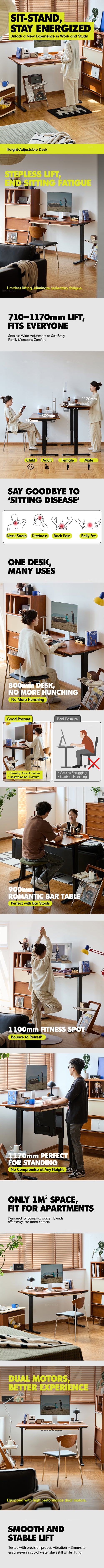 Bauhaus Boxwood Electric Height Adjustable Study Table ELEVATE Good to Know Preview-1
