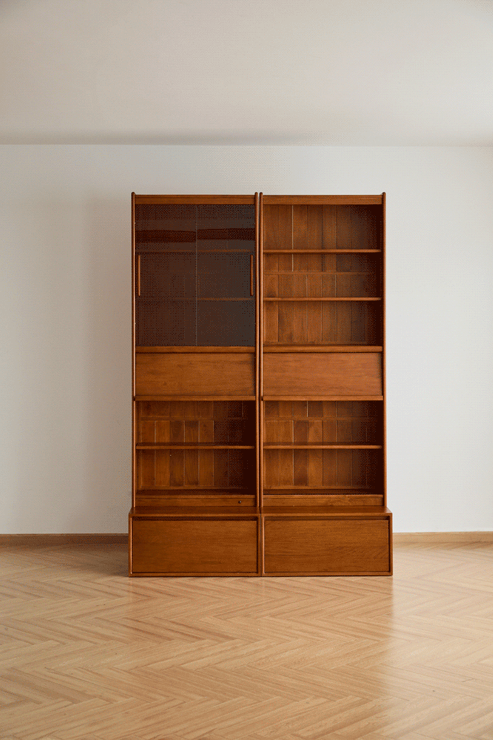 Vintage boxwood bookshelf vista color swatches.