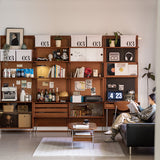 Bauhaus boxwood modular hanging wall shelf system muse living primary product view.