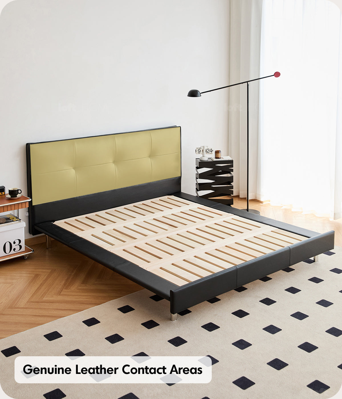 Bauhaus Genuine Leather Bed SKILLFUL Good to Know - 2