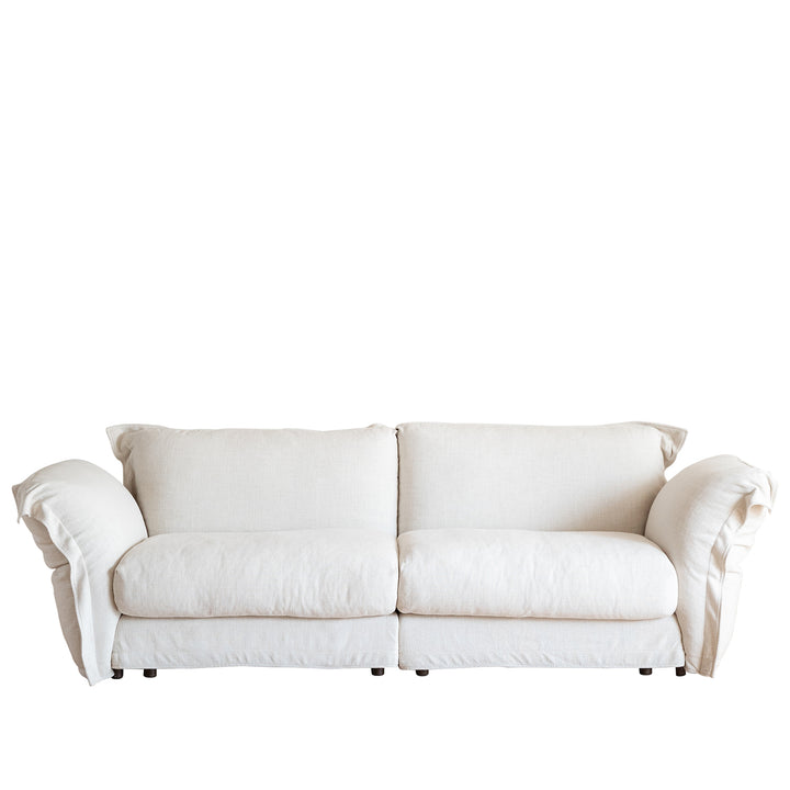 Minimalist Cotton Fabric 3 Seater Sofa BLAIR