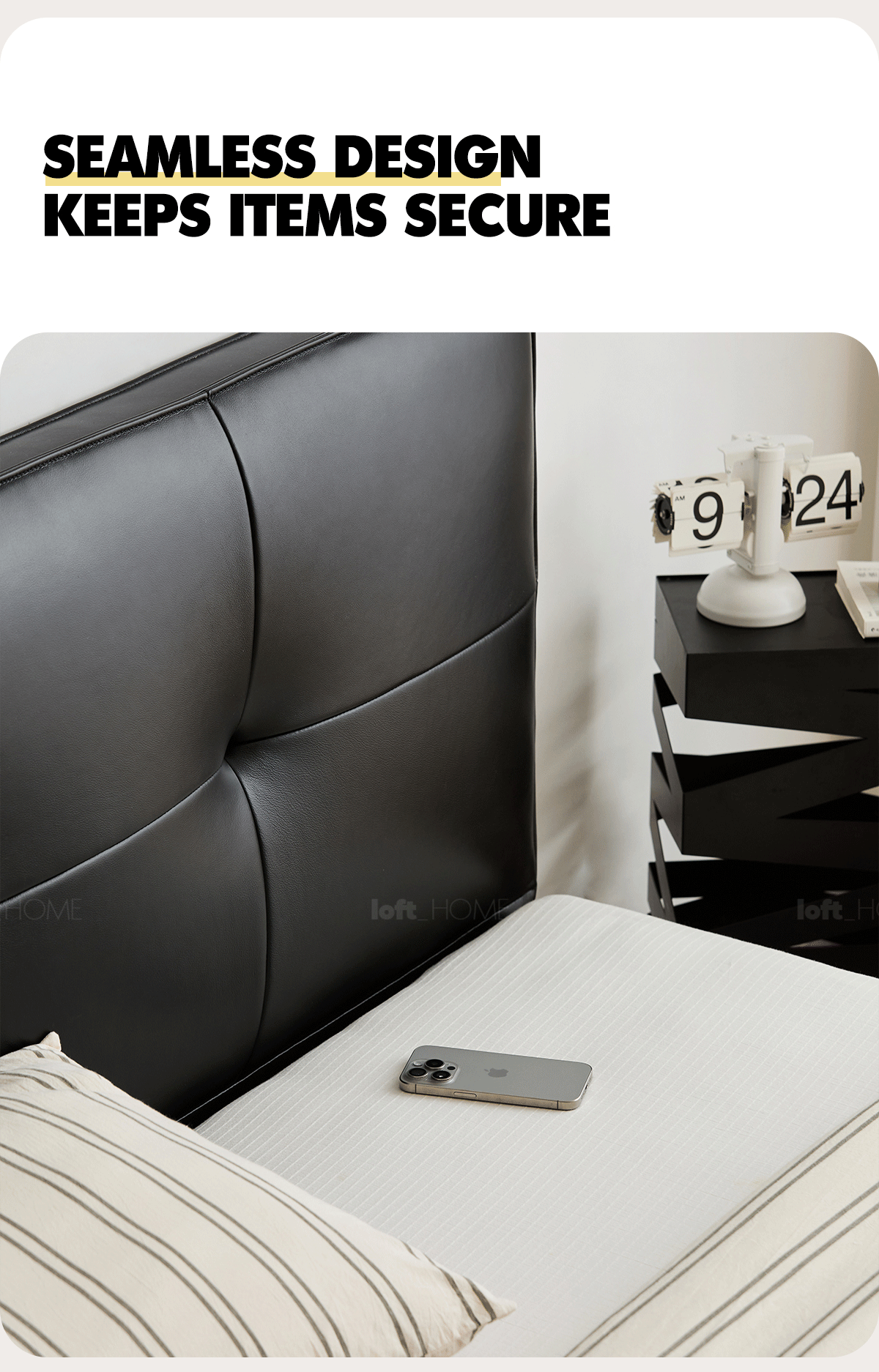 Bauhaus Genuine Leather Bed SKILLFUL Good to Know - 5