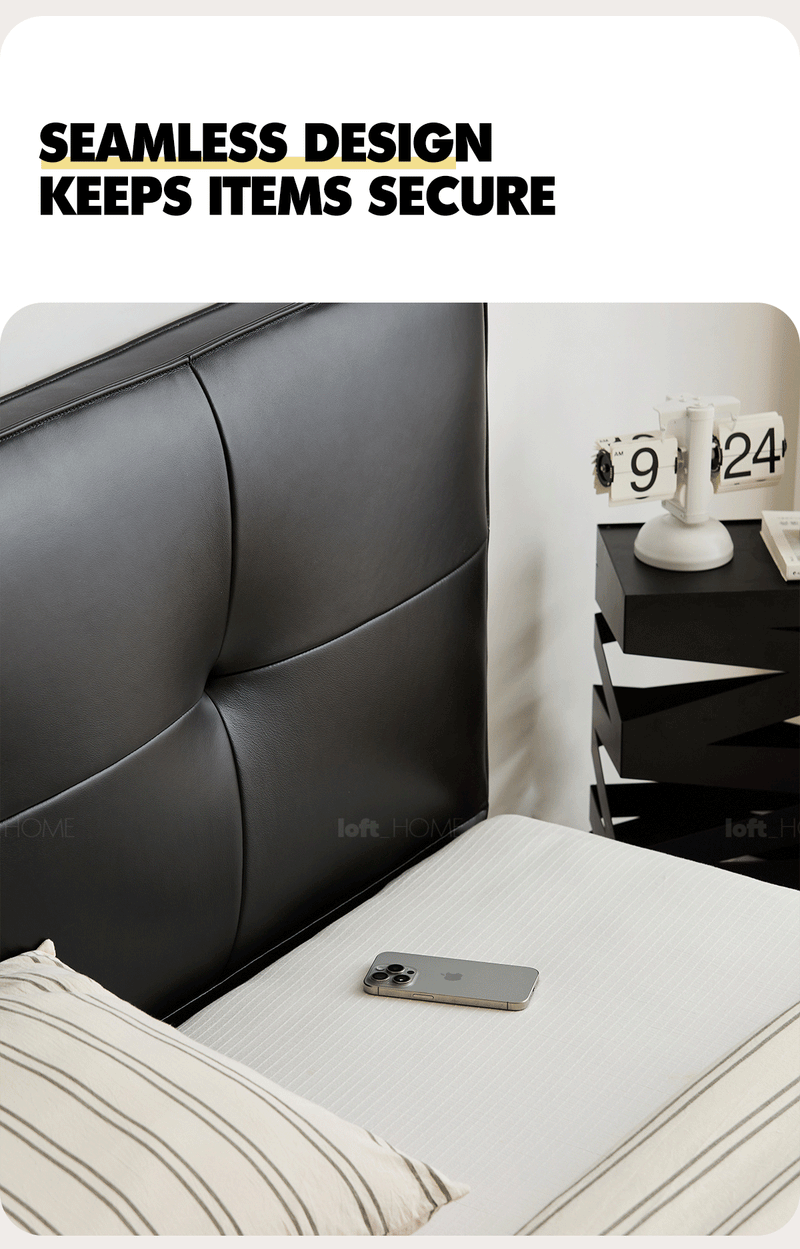 Bauhaus Genuine Leather Bed SKILLFUL Good to Know - 5