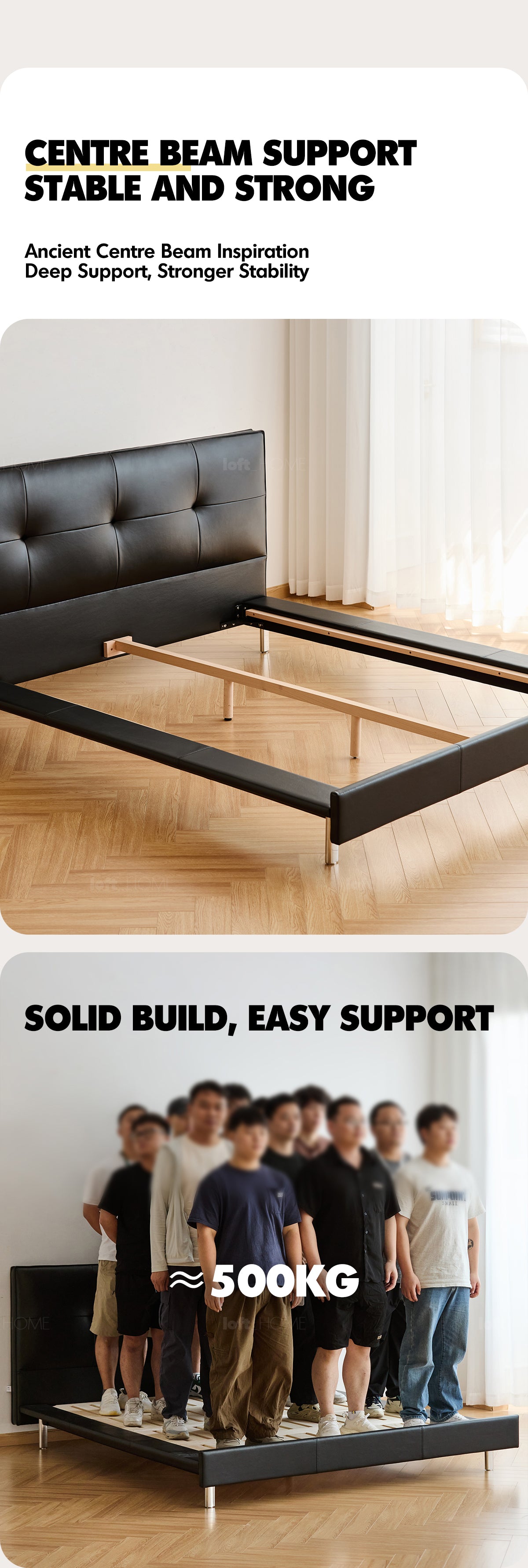 Bauhaus Genuine Leather Bed SKILLFUL Good to Know - 11