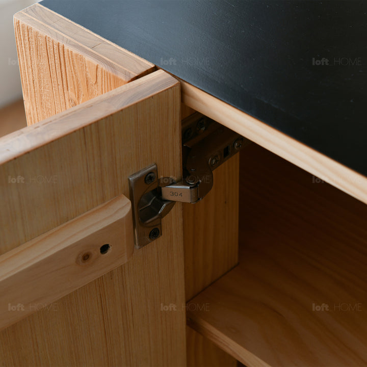 Scandinavian Wood Shoe Cabinet RADIAL Conceptual