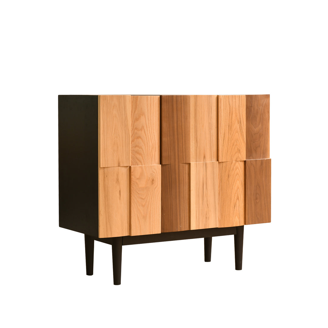 Scandinavian Wood Storage Cabinet VARIATION 1 Environmental