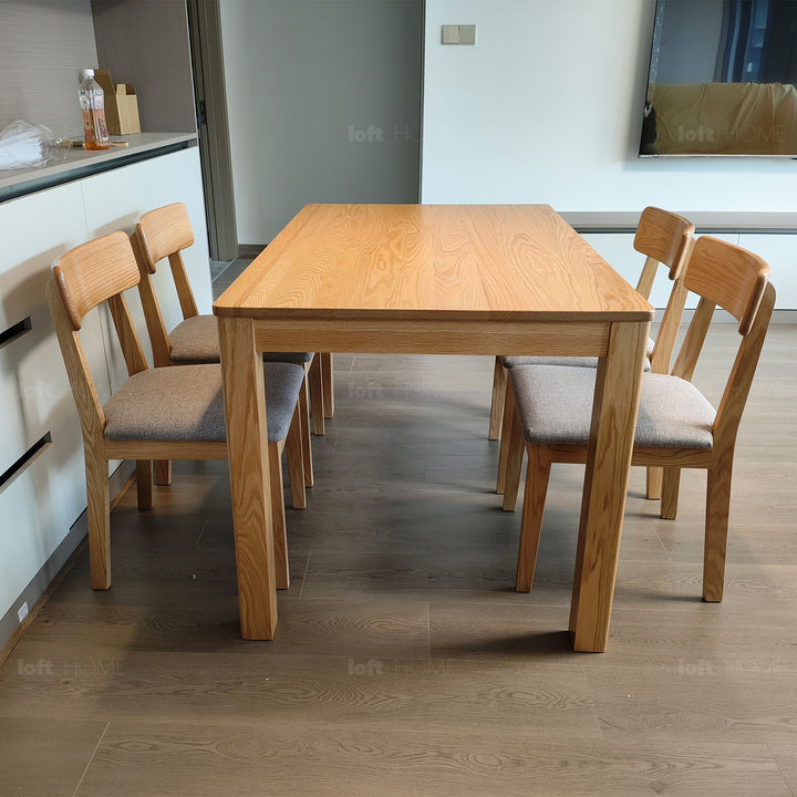 Scandinavian Wood Dining Table ROTTER Life Style