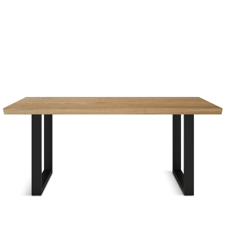 Scandinavian Wood Dining Table SAGE White Background