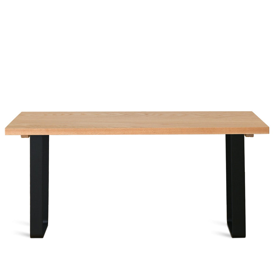 Scandinavian Wood Dining Table U SHAPE OAK White Background