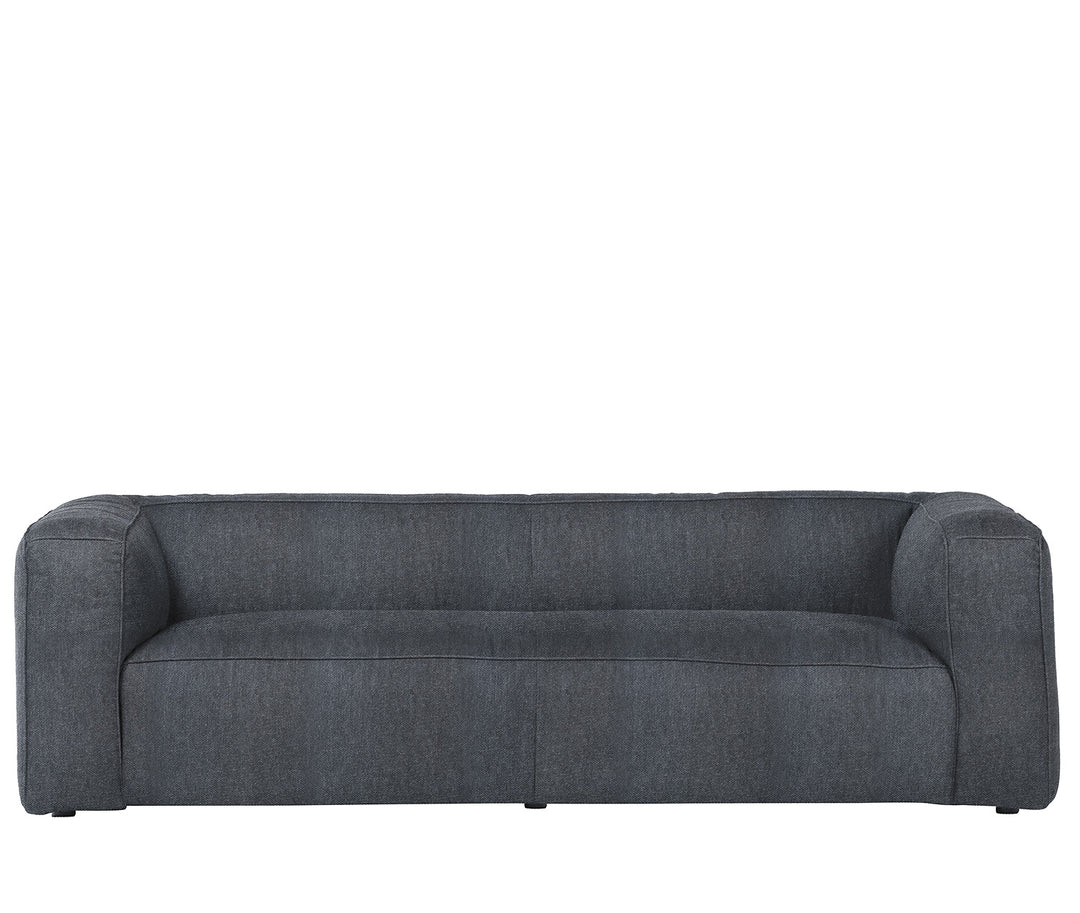 Vintage canvas fabric 3.5 seater sofa finesse with context.