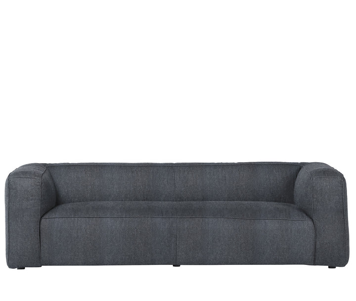 Vintage canvas fabric 3.5 seater sofa finesse with context.