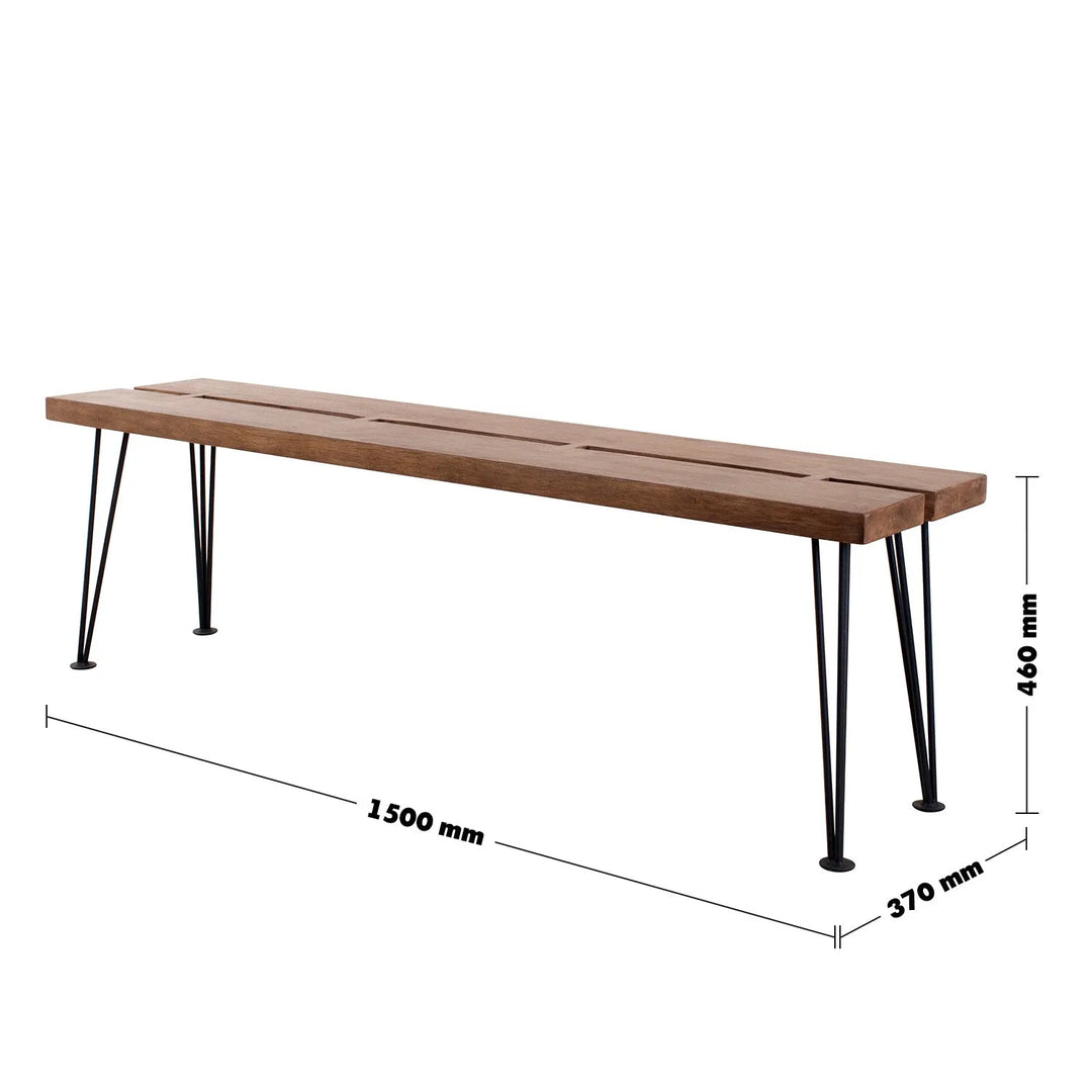 Vintage rubber wood dining bench dovetail size charts.