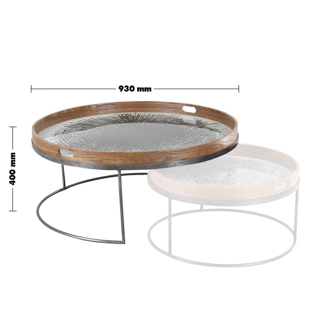 Industrial Oak Wood Coffee Table ART