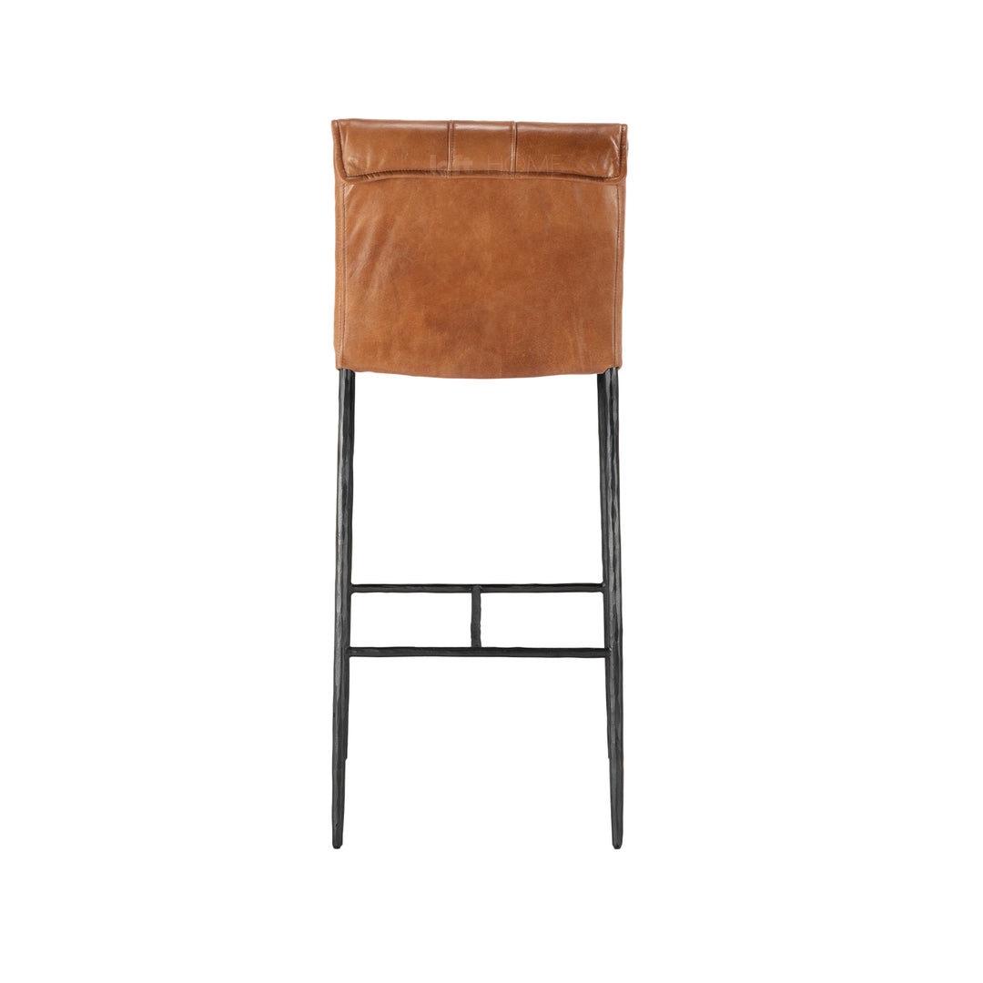 Vintage Genuine Leather Bar Chair LUX Detail